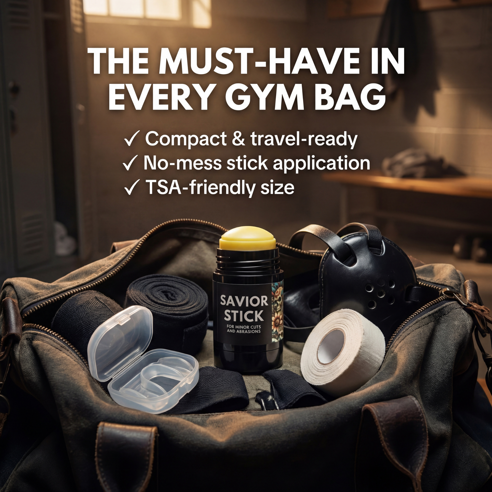 Savior Stick: Heals Abrasions Faster & Relieves Pain