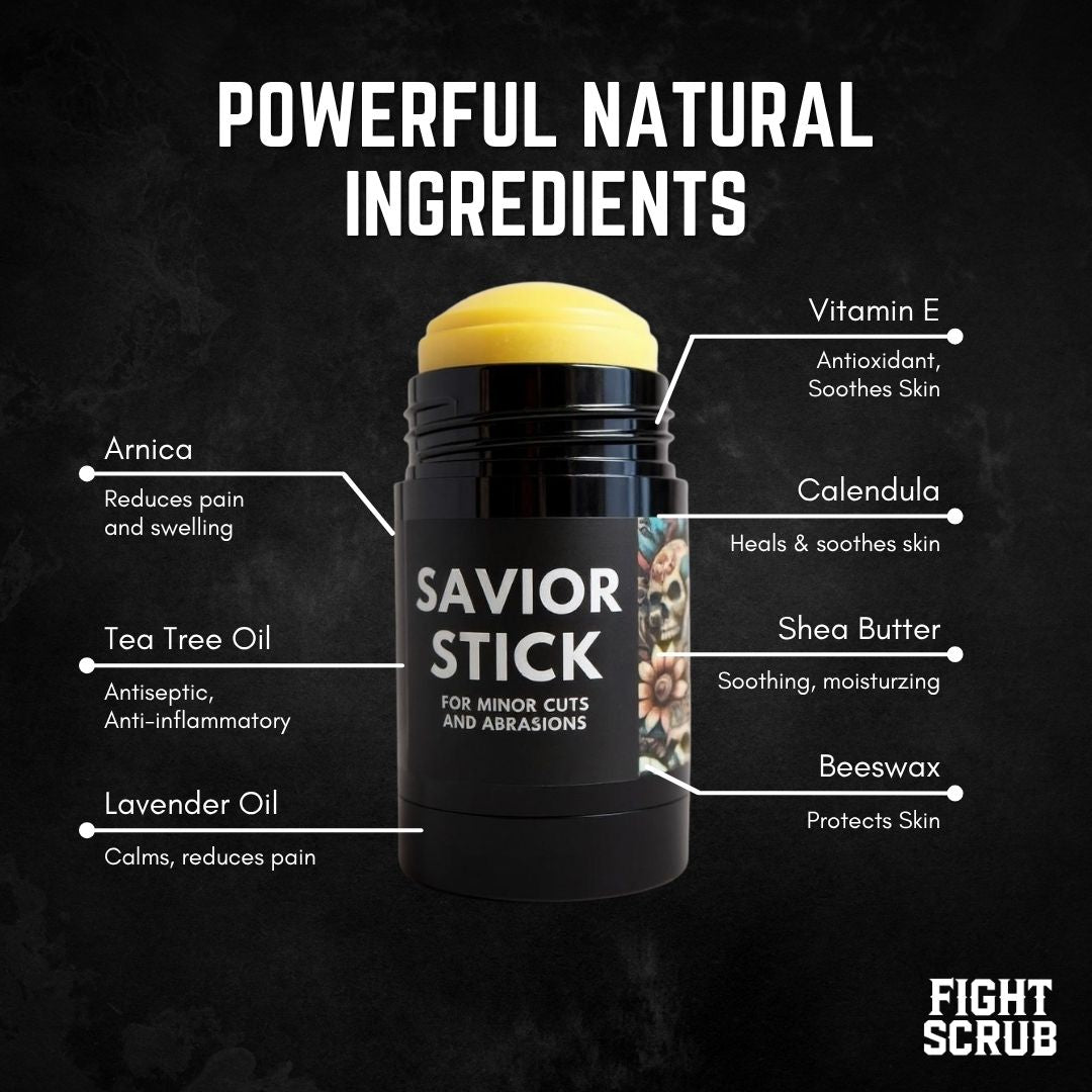Savior Stick: Heals Abrasions Faster & Relieves Pain