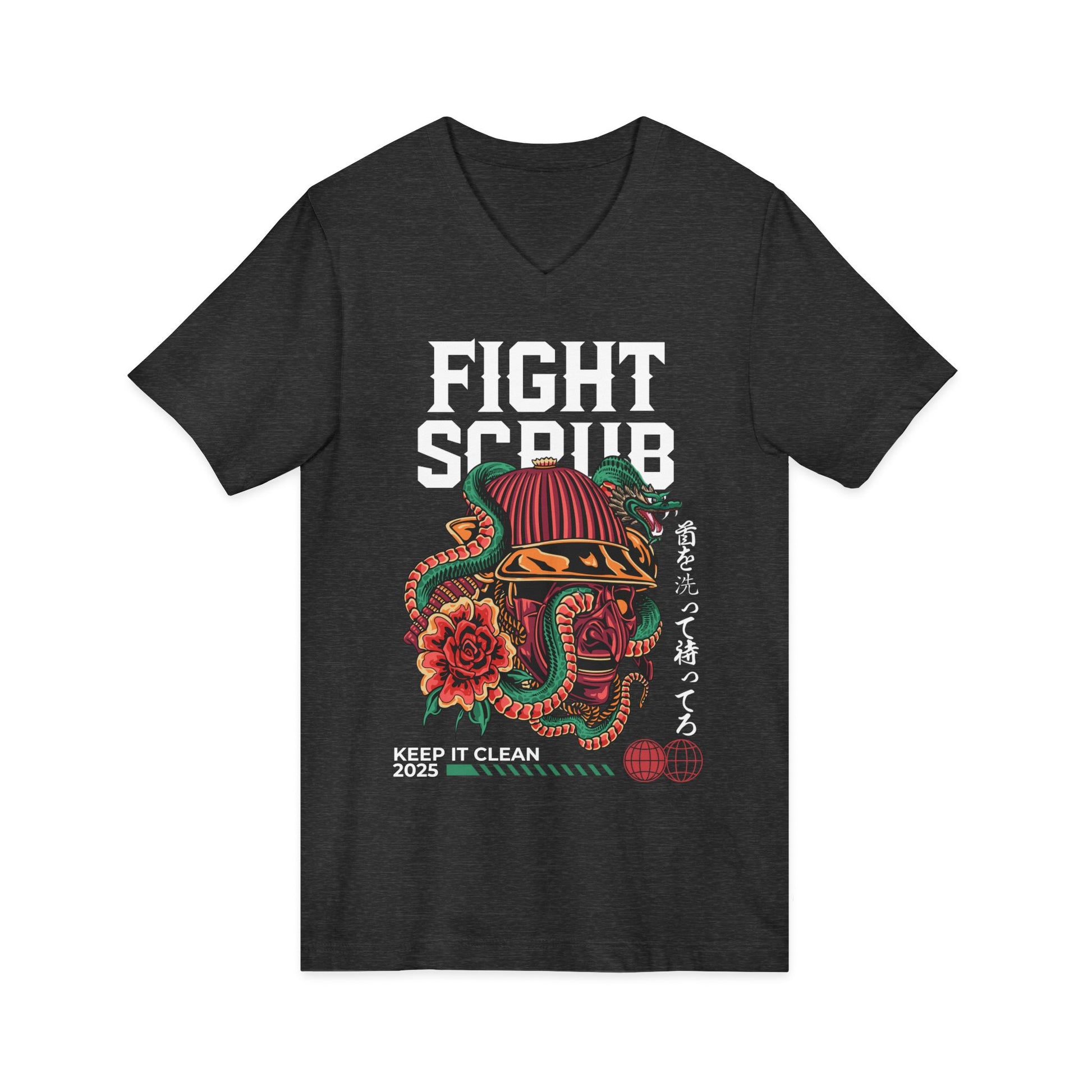 Unisex Jersey Short Sleeve V-Neck Tee
