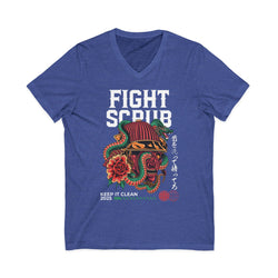 Image of Unisex Jersey Short Sleeve V-Neck Tee