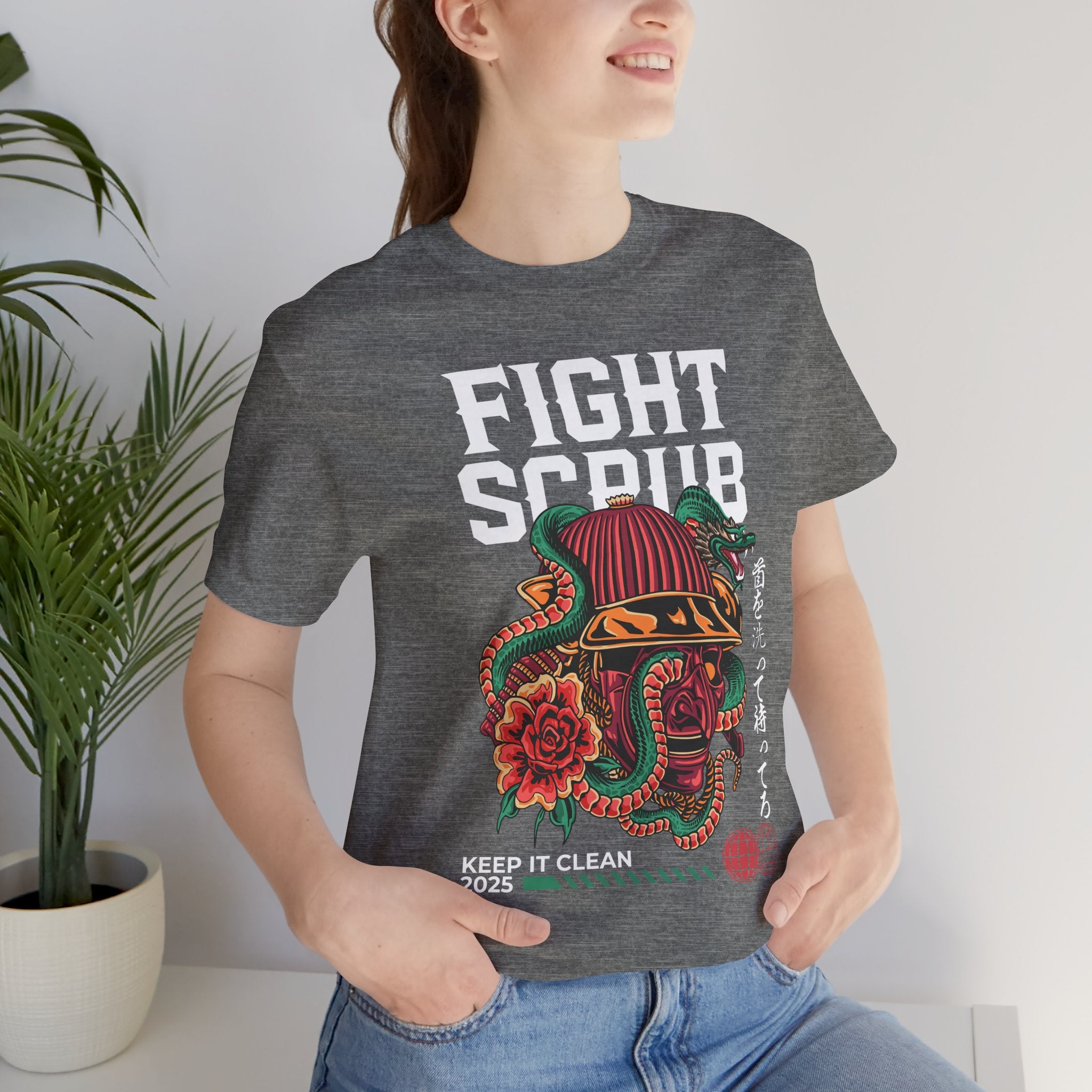 Image of Fight Scrub Jersey Unisex Short-Sleeve T-Shirt,