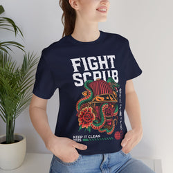 Image of Fight Scrub Jersey Unisex Short-Sleeve T-Shirt,